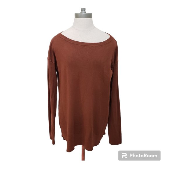 CT727 Devotion by Cyrus Ladies Long Sleeve Brown Sweater L - Picture 1 of 6